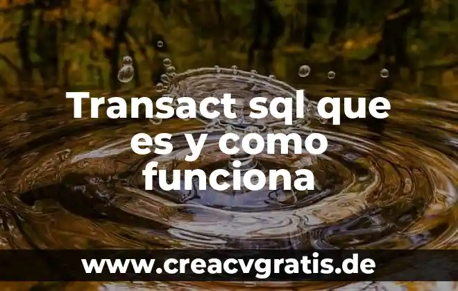 Qué es una cuña y como funciona 4 Transact sql que es y como funciona