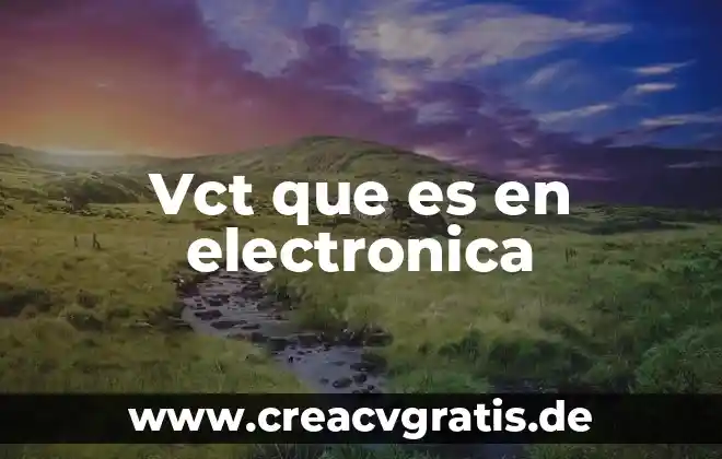 Qué es la conductividad electrónica 8 Vct que es en electronica