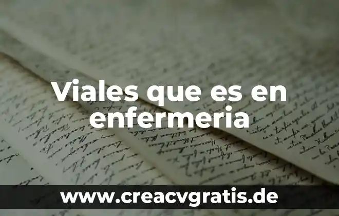Que es un recien nacido enfermeria 6 Viales que es en enfermeria